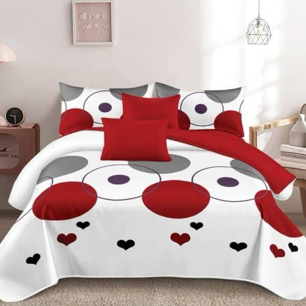 Lenjerie de Pat Bumbac Finet 6 Piese