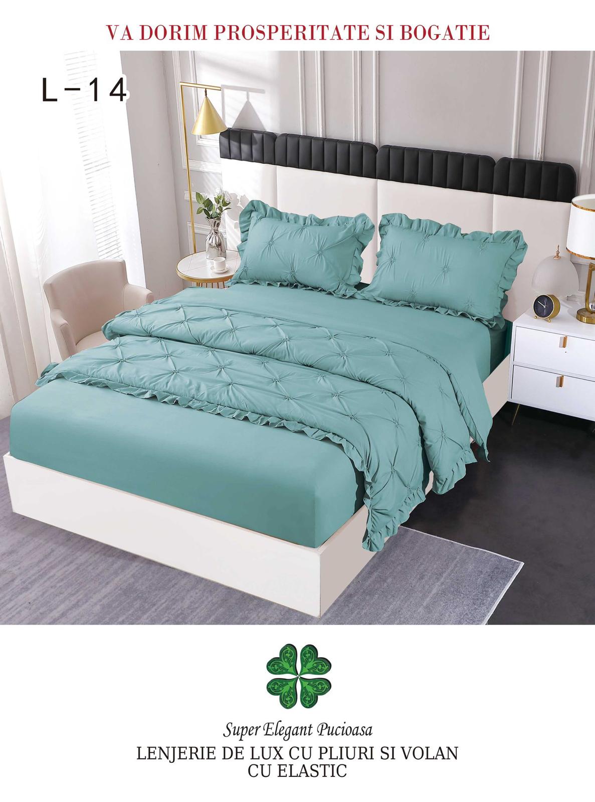 Lenjerie Din Finet Pliuri Si Volanase Cu Elastic