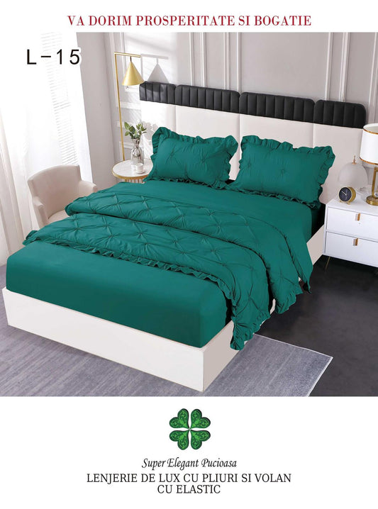 Lenjerie Din Finet Pliuri Si Volanase Cu Elastic