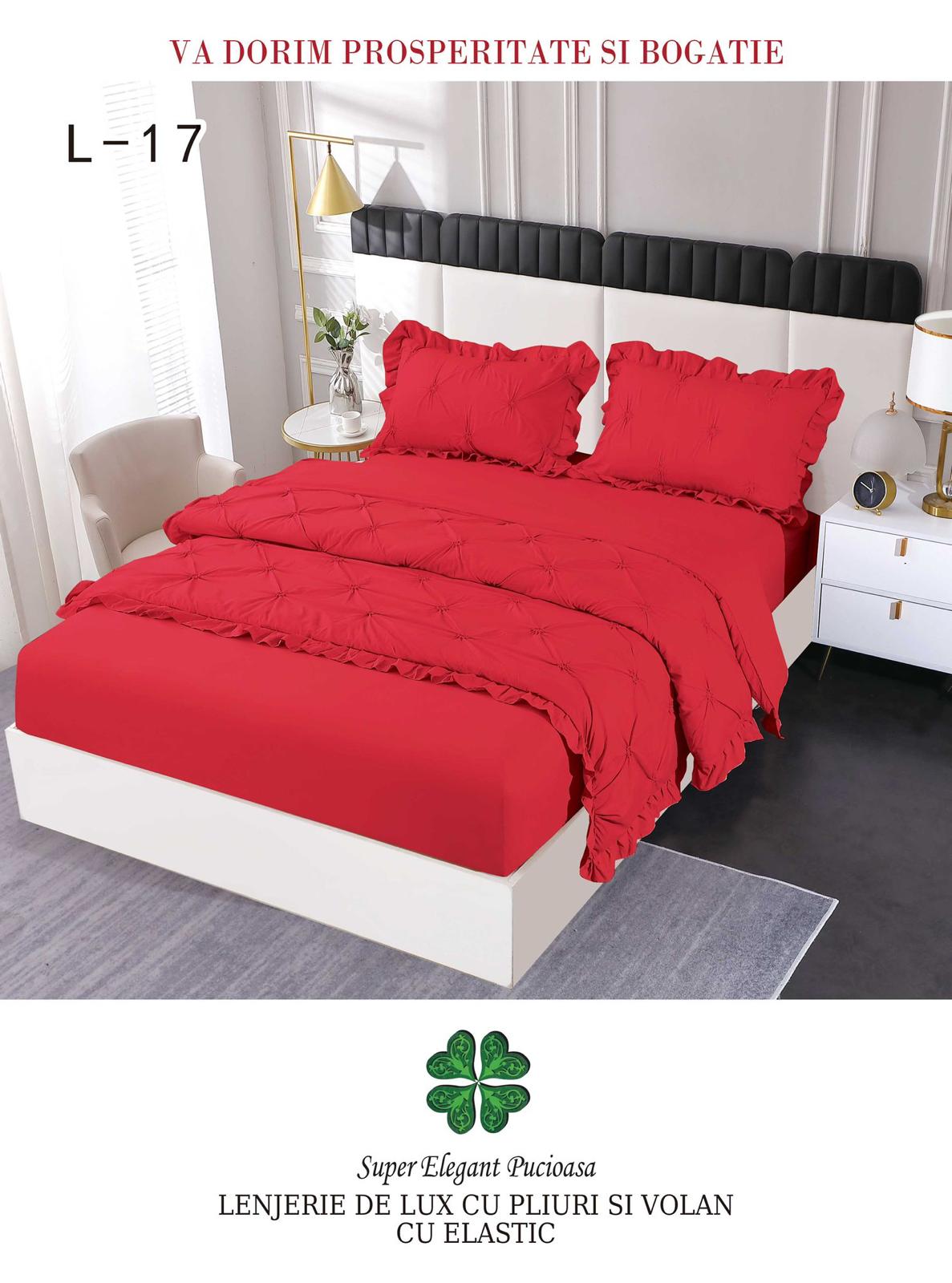 Lenjerie Din Finet Pliuri Si Volanase Cu Elastic